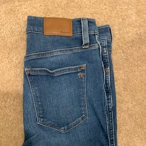 Madewell jeans 10 inch high rise size 27